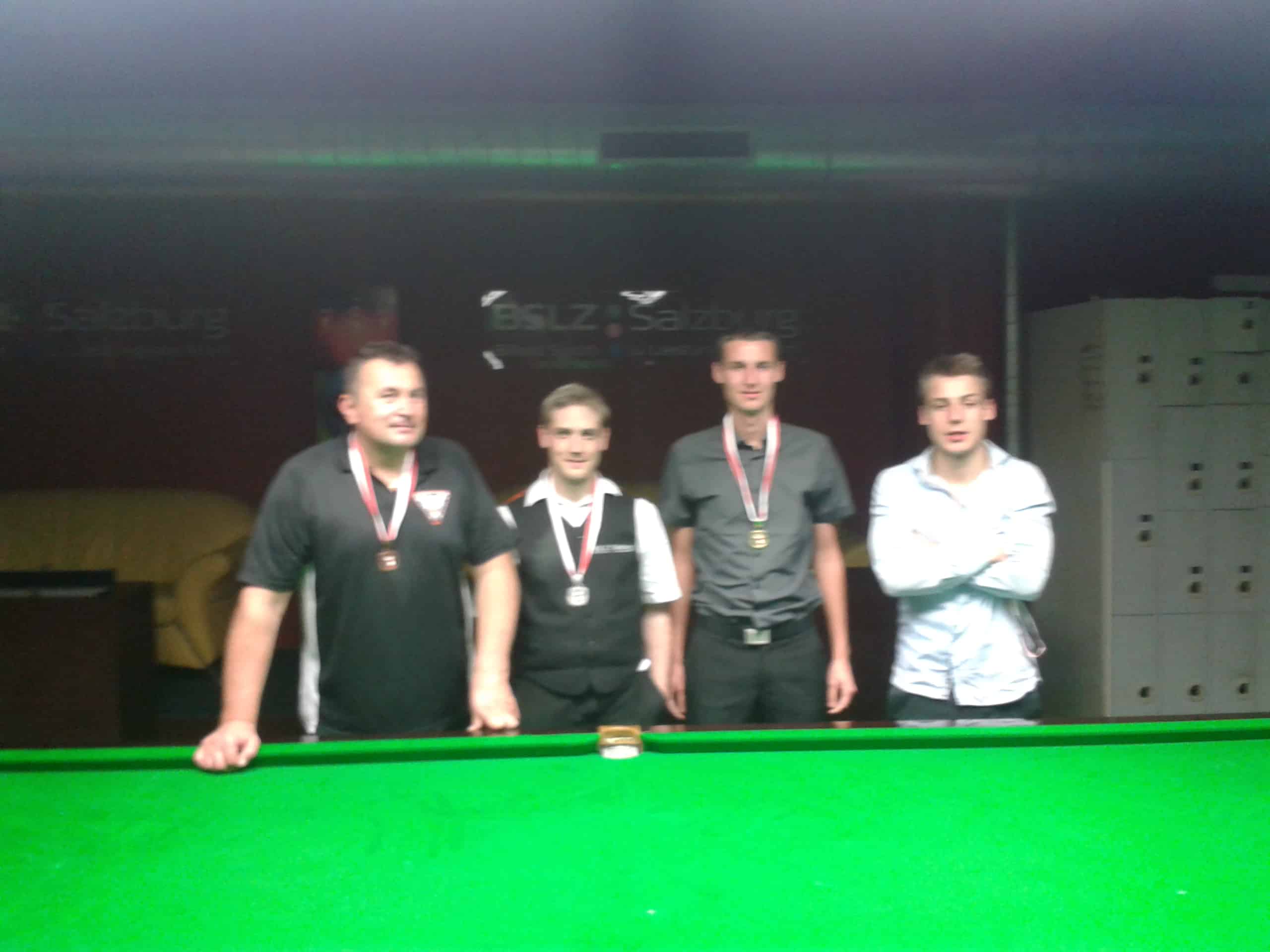 Platz 1-3, Snooker LM 2014